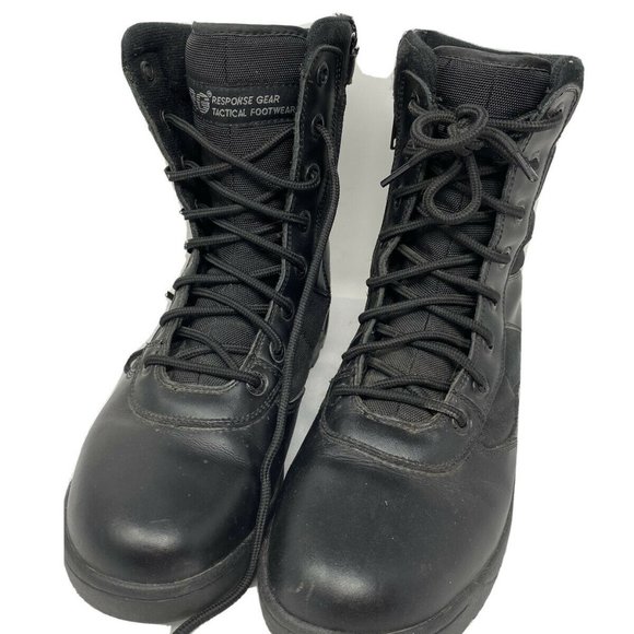 Response Other - RESPONSE GEAR TACTICAL FOOTWEAR BLACK 6" ZIP 9.5